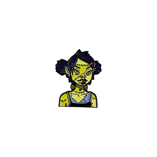 Frankenstein Girl Pin