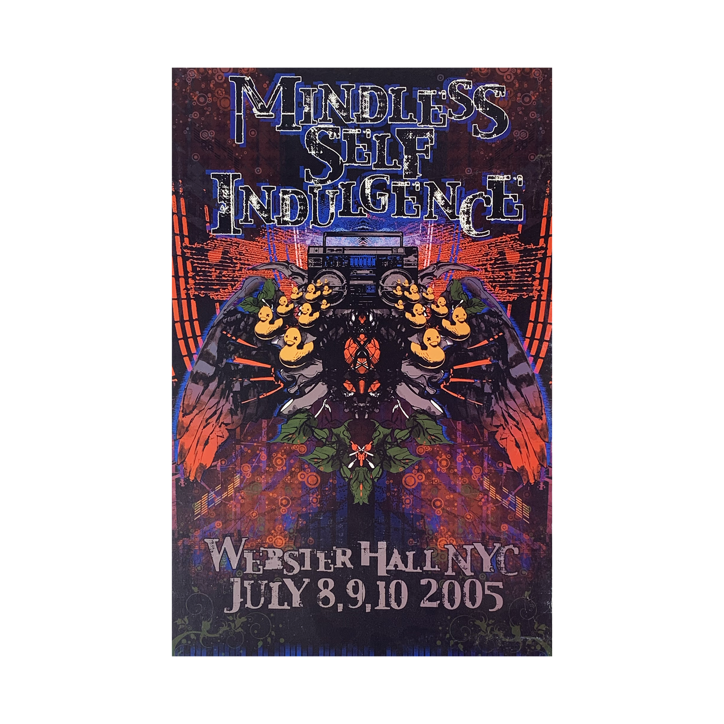 Vintage 2005 Webster Hall Poster